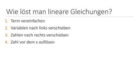 Video: Lösen von linearen Gleichungen