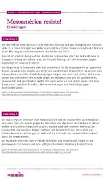 Unterrichtsbaustein: Mesoamérica resiste! - Erzählungen