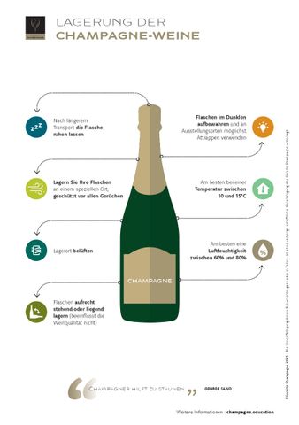 Arbeitsblatt: Lagerung der Champagne-Weine