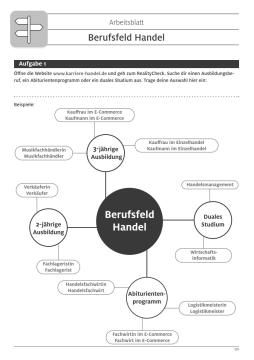 Unterrichtsplanung: Berufsfeld Handel | gesamtes Material