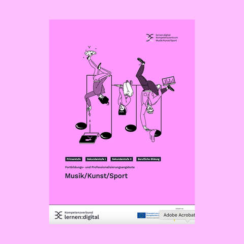 Broschuere: Fortbildungs- und Professionalisierungsangebote: Musik/Kunst/Sport