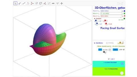 Interaktion: Parametrische Oberfläche (Kachelschichtung)