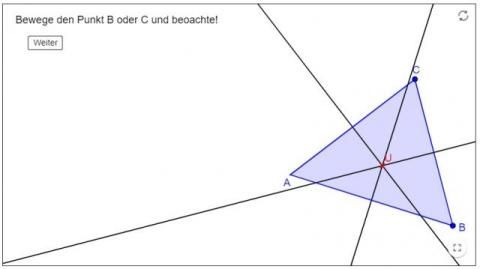 Interaktion: Umkreismittelpunkt 2