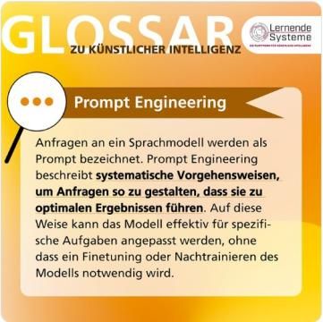 Text: Glossar zu künstlicher Intelligenz