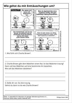 Arbeitsblatt: Wie gehst du mit Enttäuschungen um?