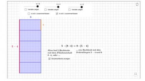 Interaktion: Veranschaulichung des Assoziativ-Gesetzes