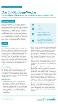 Unterrichtsbaustein: Die 20-Stunden-Woche