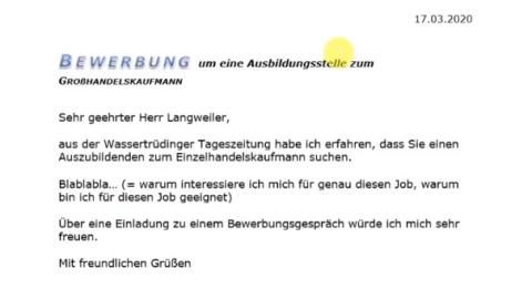 Video: Bewerbung Tutorial 1 Übersicht
