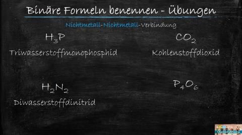 Video: Übung (sehr leicht) zu Nichtmetall-Nichtmetall