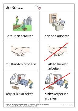 Bild: Ich möchte... Bild-Karten