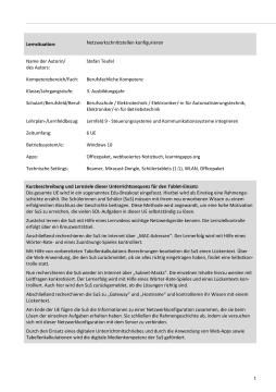 Unterrichtsbaustein: Netzwerkschnittstellen konfigurieren (ZIP-Datei)