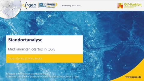 Presentation: Standortanalyse mit QGIS am Beispiel eines Medikamenten-Startups
