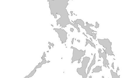 Karte: Landkarte Philippinen (Politische Staatsgrenzen)