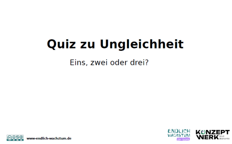 Presentation: 1, 2 oder 3? Ungleichheit | Präsentation