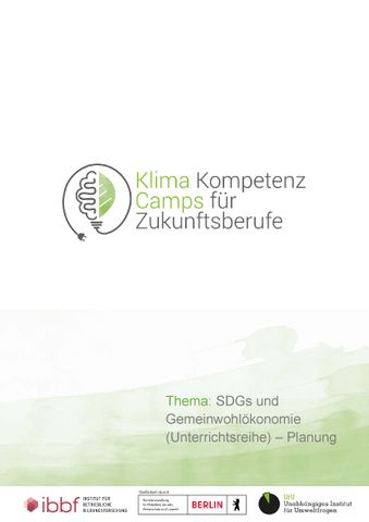 Arbeitsblatt: SDGs und Gemeinwohlökonomie (ZIP von DOCXs)