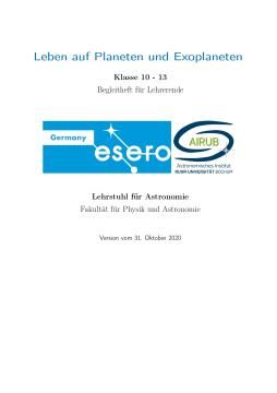 Unterrichtsbaustein: Leben auf Planeten und Exoplaneten (Lehrer*innenteil)
