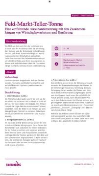 Unterrichtsbaustein: Feld-Markt-Teller-Tonne