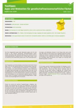 Text: DigiBitS-Tooltipps: gesellschaftswissenschaftliche Fächer (pdf)