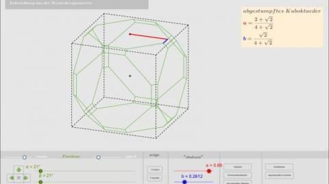 Interaktion: Ableitung archimedischer Körper