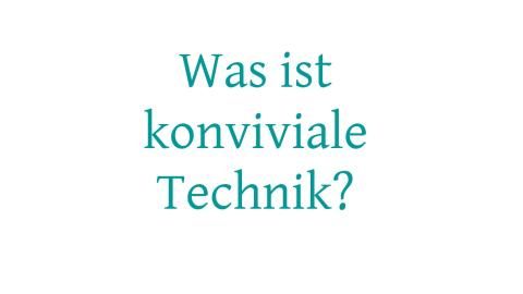 Presentation: Welche Technik wollen wir? - Präsentation als PDF