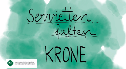 Video: Servietten falten - die Krone