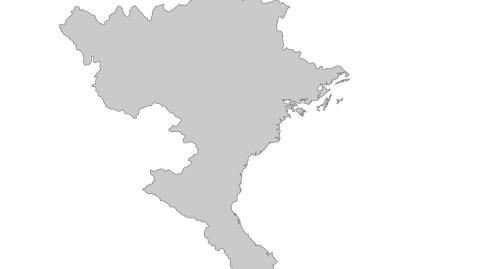 Karte: Landkarte Vietnam (Politische Staatsgrenzen)