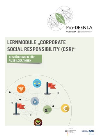 Unterrichtsplanung: Lernmodul 9 Corporate Social Responsibility (CSR) (Ausbilder/innen)