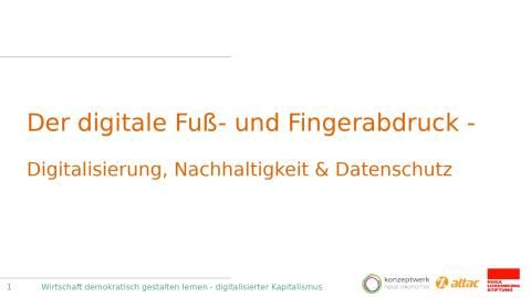Unterrichtsbaustein: Präsentation: Der digitale Fuß- und Fingerabdruck - Präsentation (PDF)