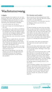 Text: Könnten wir auch anders?: Wachstumszwang