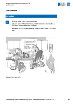 Arbeitsblatt: Modul 1 | Arbeitsblatt 9 "Medikamente"