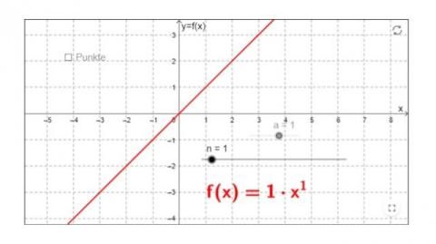 Interaktion: Eigenschaften von Potenzfunktionen