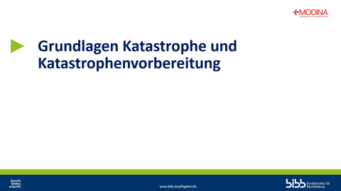 Presentation: Grundlagen Katastrophe und Katastrophenvorbereitung