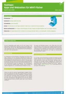 Text: DigiBitS-Tooltipps: MINT-Fächer (pdf)