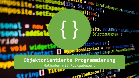 Video: Objektorientierte Programmierung - Methoden mit Rückgabewert