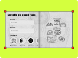 Lernmodul Daten erleben: Eine Reise mit verschiedenen Pässen