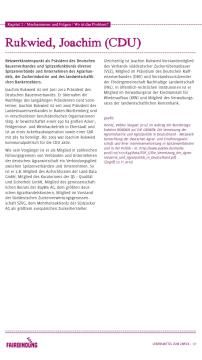 Unterrichtsbaustein: Wo ist das Problem? - Text Rukwied, Joachim (CDU)