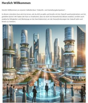 Kurs: Future Skills-Selbstlernkurs: Zukunfts- und Gestaltungskompetenz