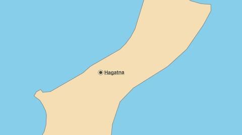 Karte: Landkarte Guam (Politische Staatsgrenzen und Hauptstadt)