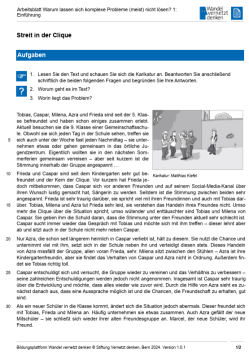 Arbeitsblatt: Modul 7 | Arbeitsblatt 1 "Einführung"