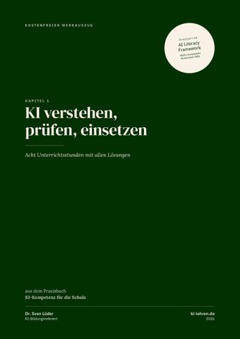 Unterrichtsplanung: KI verstehen, prüfen, einsetzen – acht Unterrichtsstunden zu KI-Kompetenz