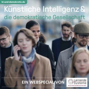 Webseite: Webspecial „KI und die demokratische Gesellschaft“
