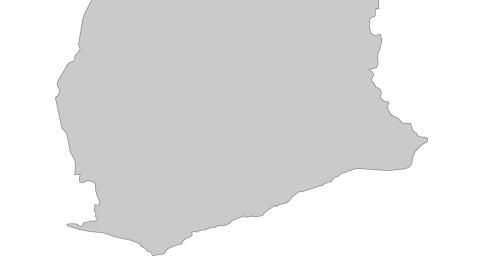 Karte: Landkarte Ghana (Politische Staatsgrenzen)
