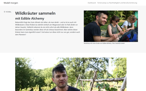 Unterrichtsbaustein: Wildkräuter sammeln