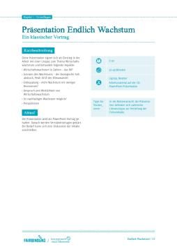 Presentation: Präsentation Endlich Wachstum: Methodenbeschreibung (PDF)