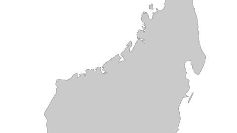 Karte: Landkarte Madagaskar (Politische Staatsgrenzen)