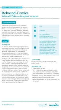 Unterrichtsbaustein: Rebound-Comics - Anleitung