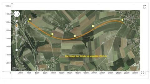 Interaktion: Straßenverlauf
