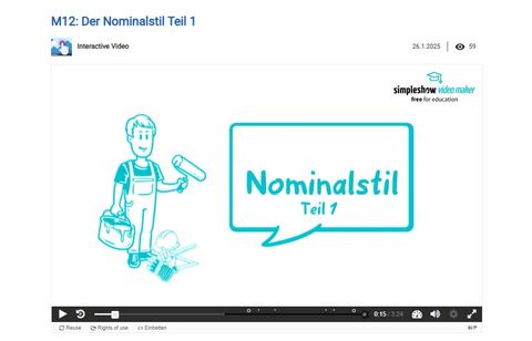 Video: Montage einer Wand-T-Verbindung | M 12: Interaktives Video mit Übung zu Nominalstil