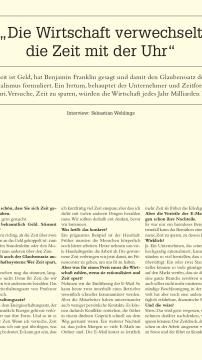 Unterrichtsbaustein: Höher, besser, schneller, weiter! - Interview 3 (Ivo Muri)