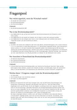 Lernspiel: Eins, zwei oder drei: Fragenpool